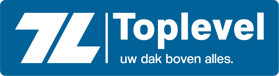Logo van Toplevel, uw dak boven alles.